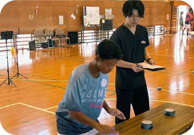 再計測の様子