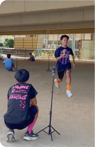 スプリントの測定イメージ